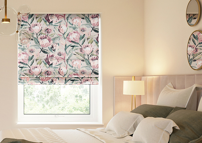 Ophelia, Blush - Roman Blind - Image 3